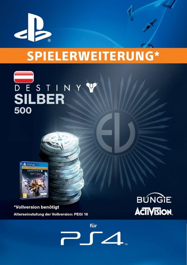 500 Destiny-Silberstücke [PS4 - Download Code]