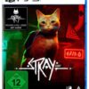 Cover von Stray PS5 mit der streunenden Katze in einer futuristischen Stadt